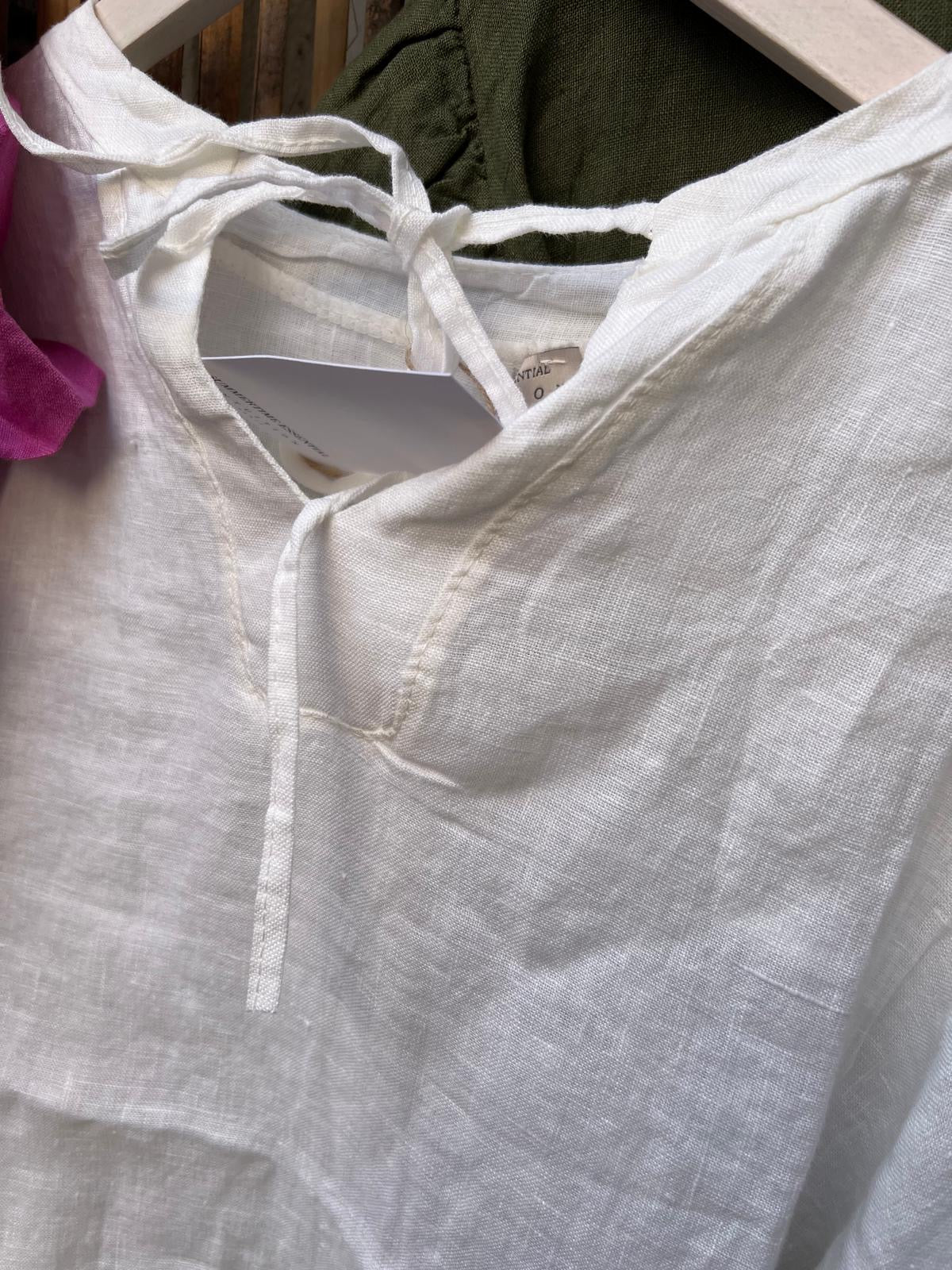 Willow Loose Cut Linen Top (3 Colours)