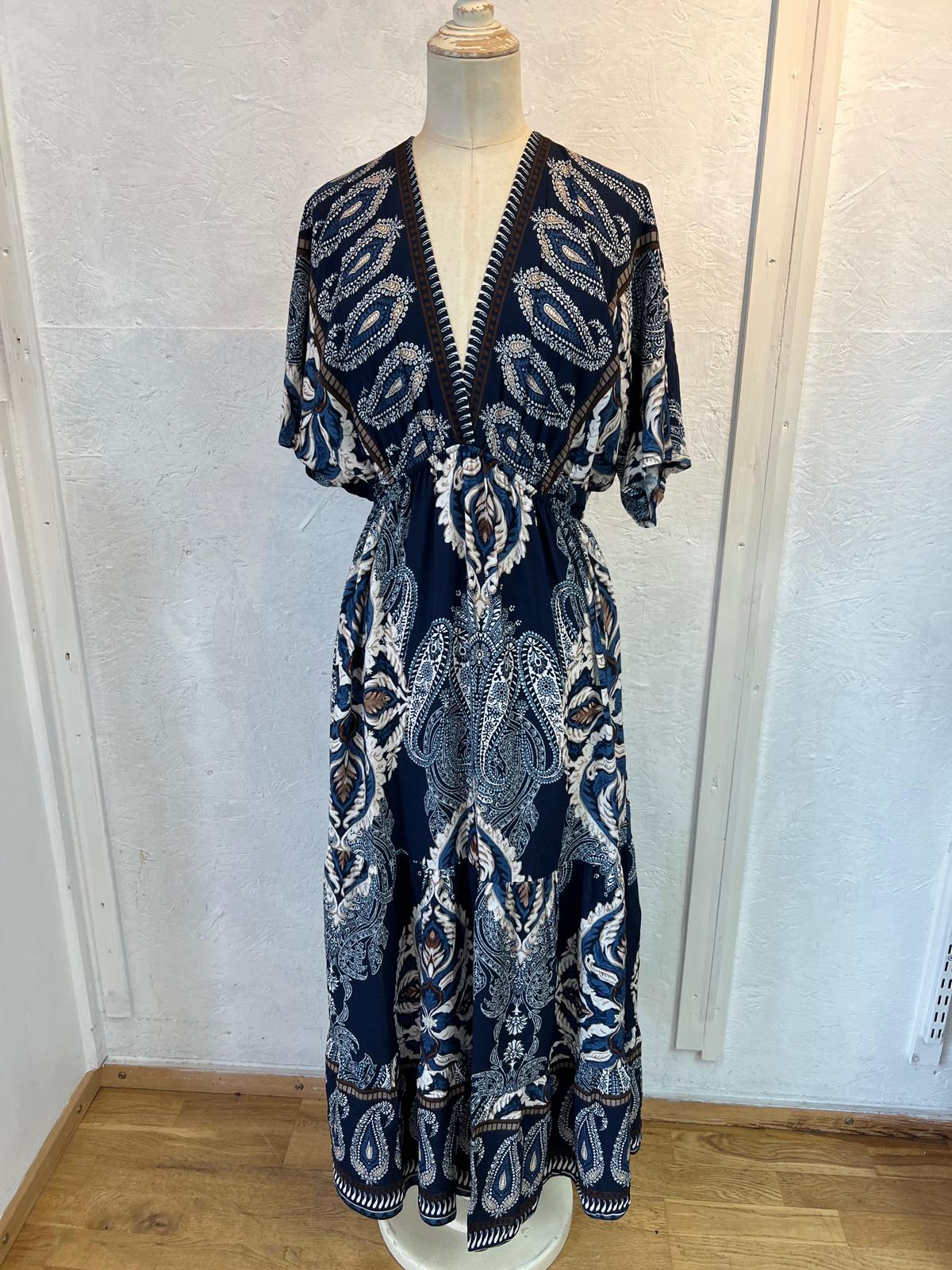 Delilah Paisley Viscose Dress (4 Colours)