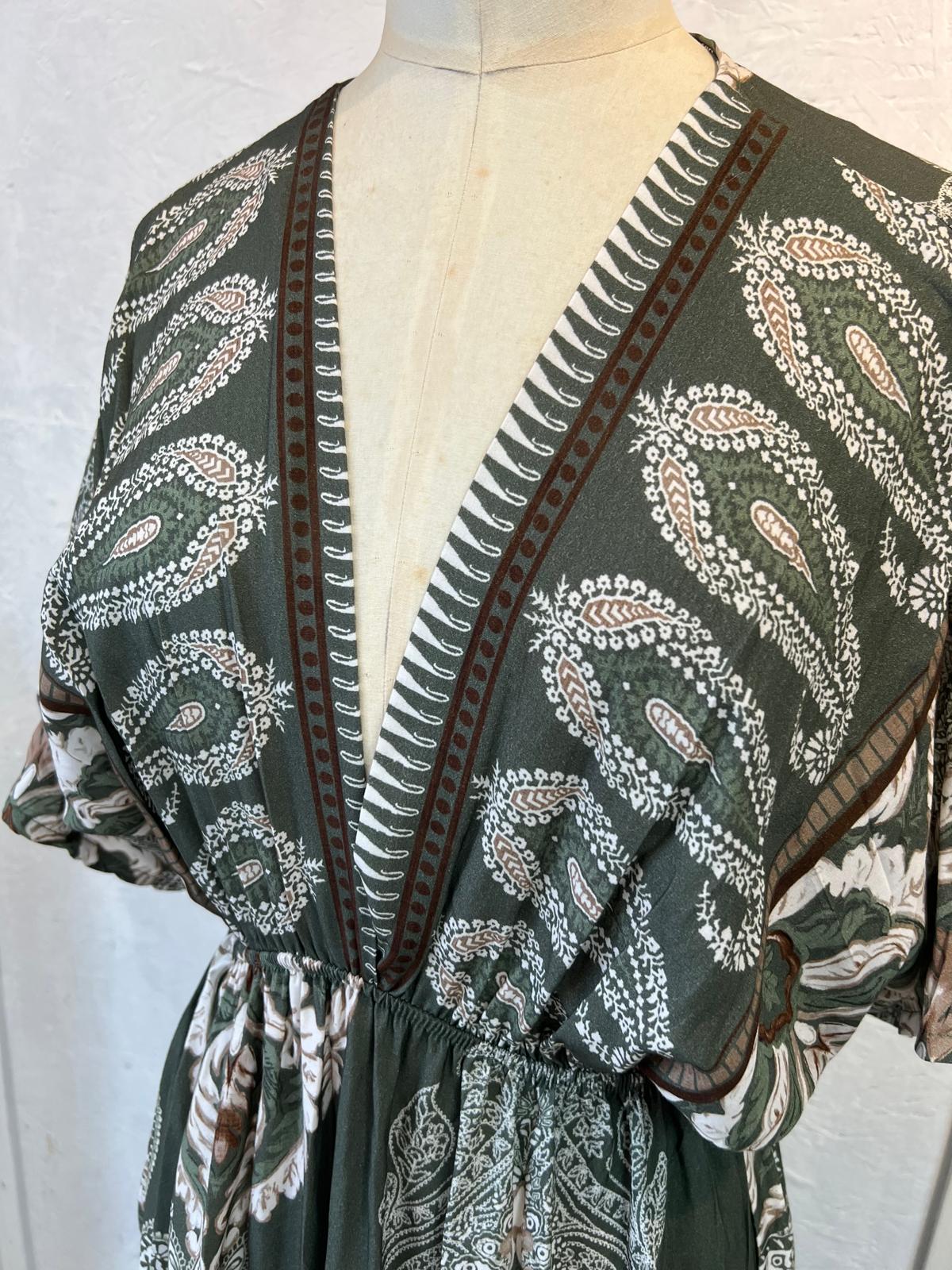 Delilah Paisley Viscose Dress (4 Colours)