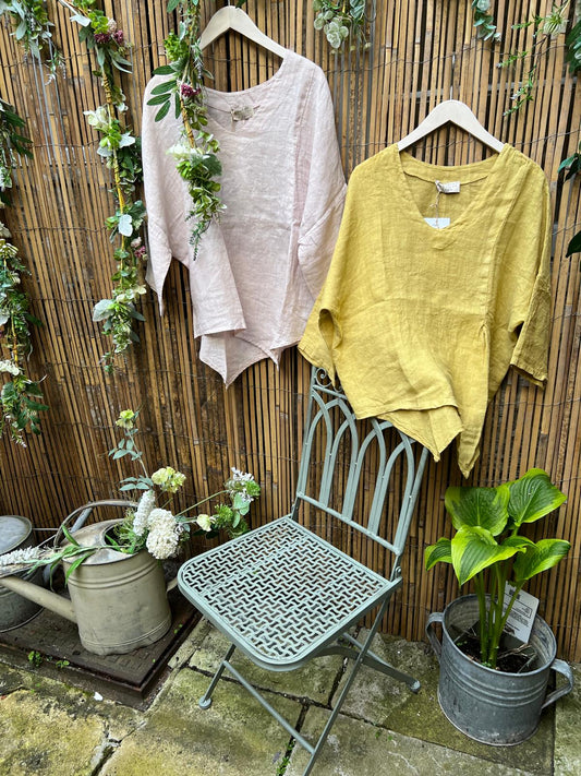 Betty Linen Blouse (2 Colours)