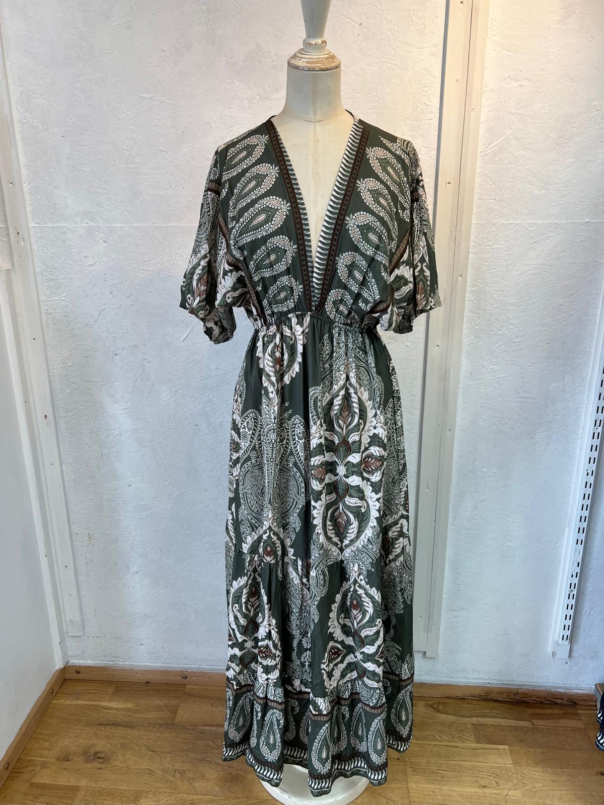 Delilah Paisley Viscose Dress (4 Colours)