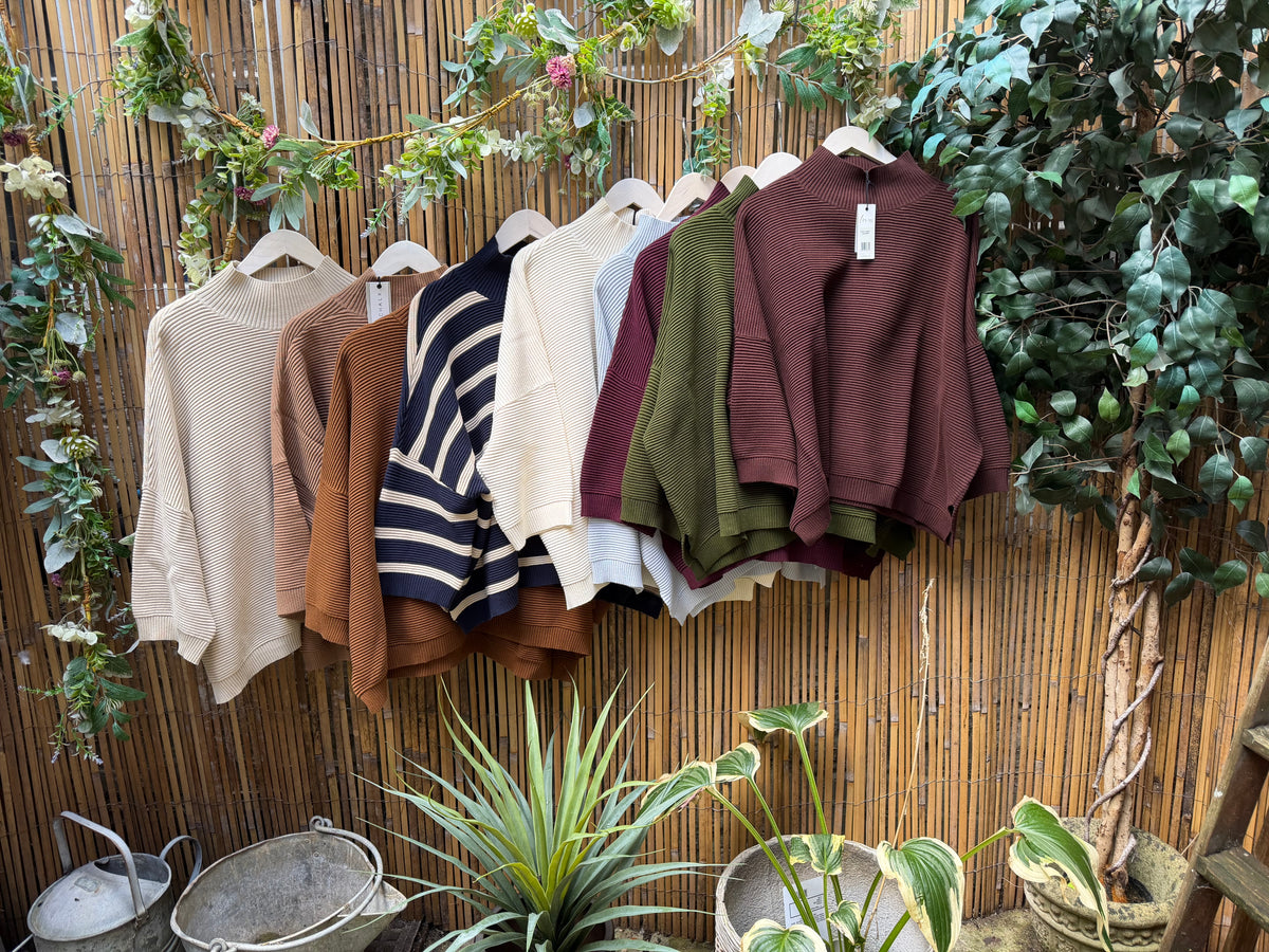 Chalk U.K. Vicky Cotton Jumper new colours in stock
