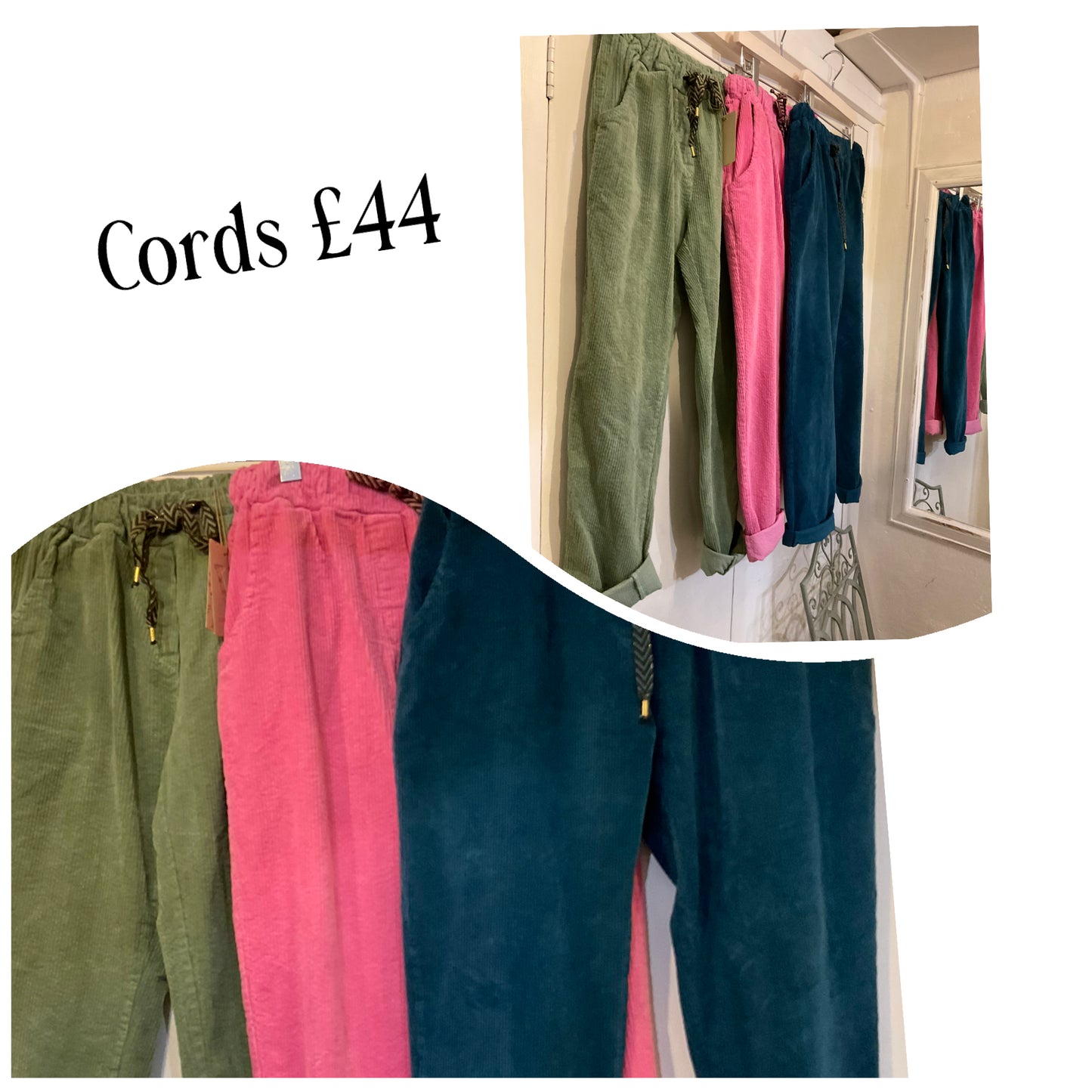 Casual joggers cords