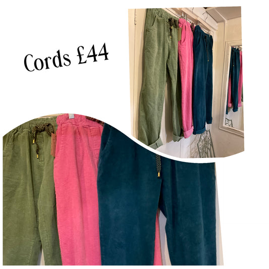 Casual joggers cords