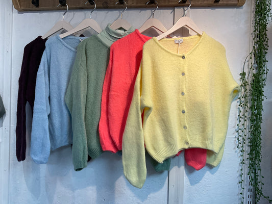 Alice Alpaca  mix cardigan