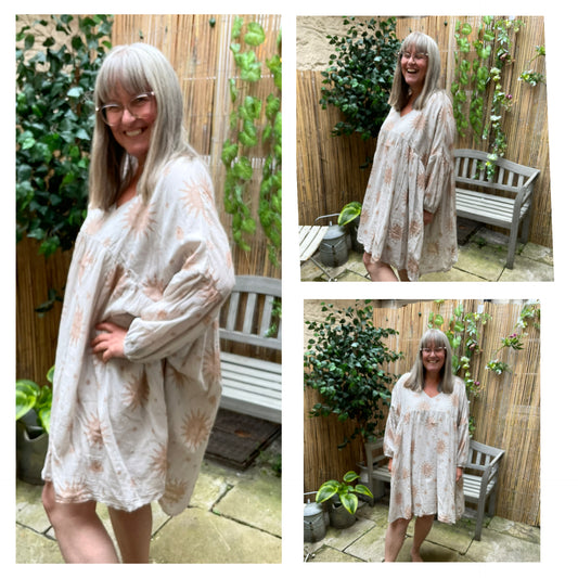 Sun moon tunic