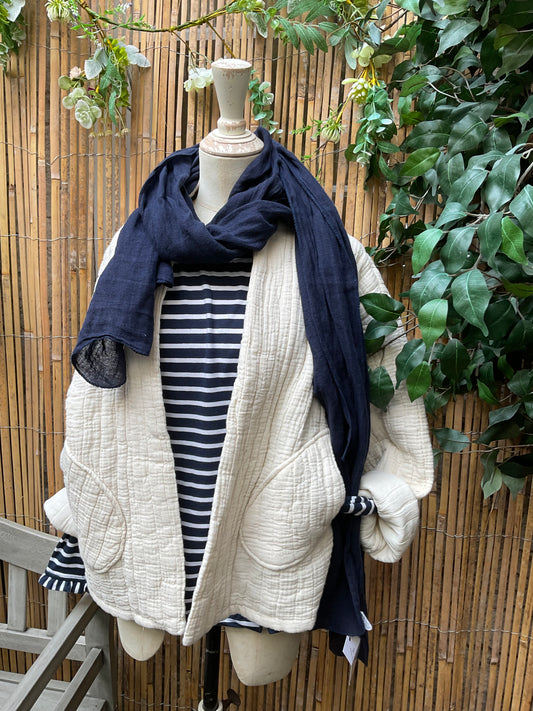 Styling our cream cotton jacket