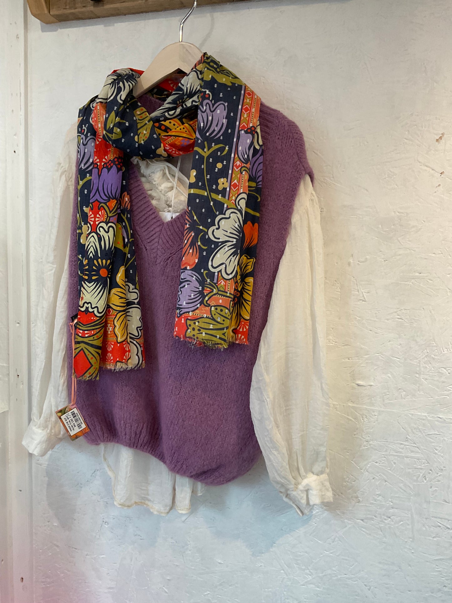 Power Printed Cotton Scarf