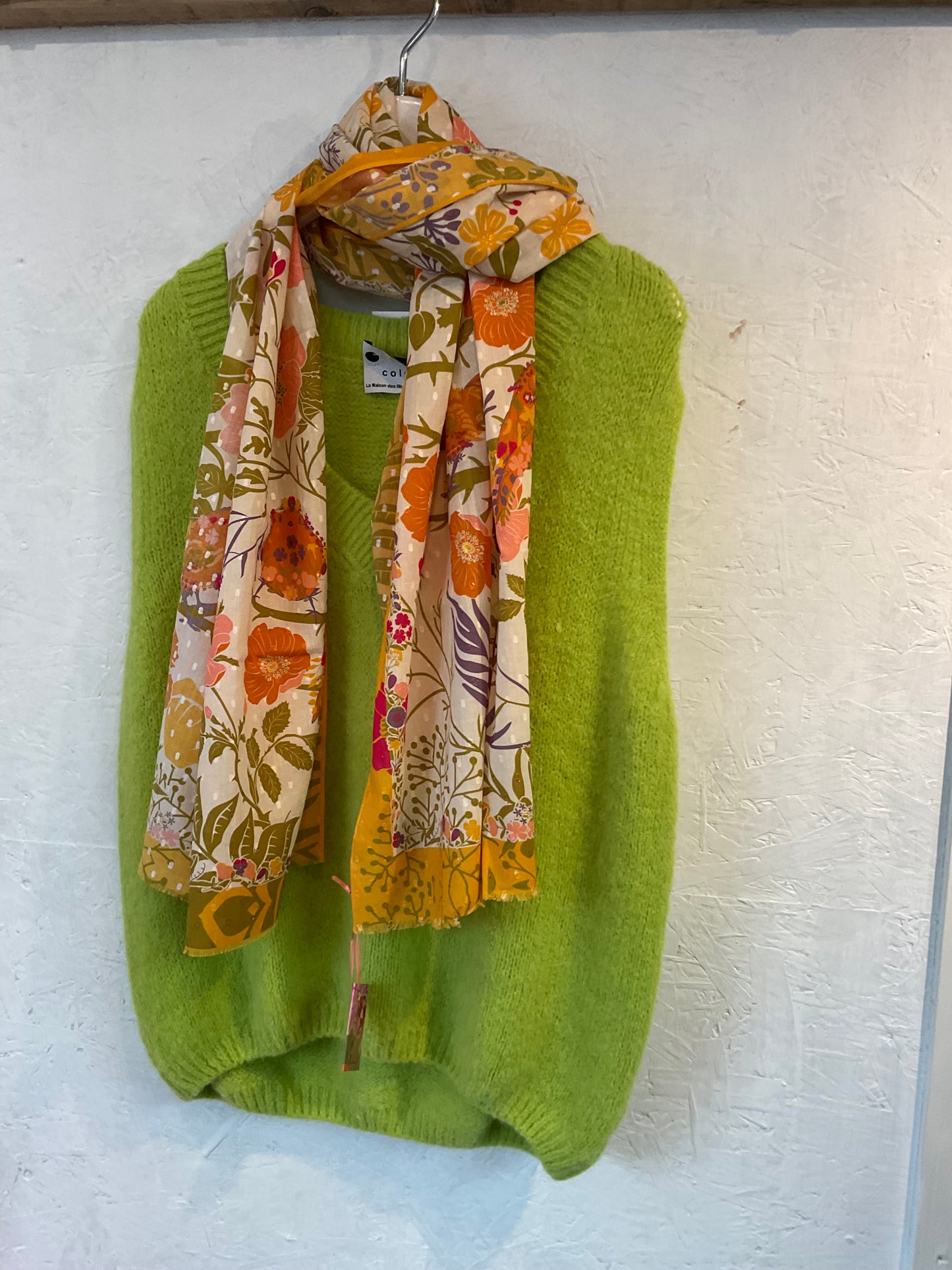 Power Printed Cotton Scarf