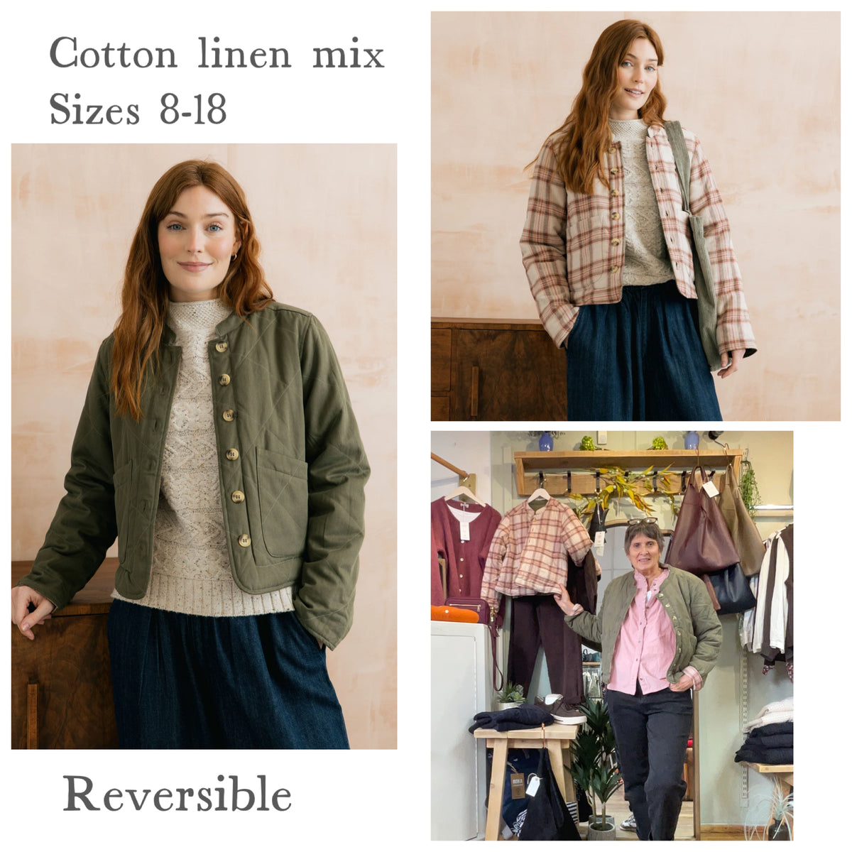 Scarlett Quilted Reversible Jacket
