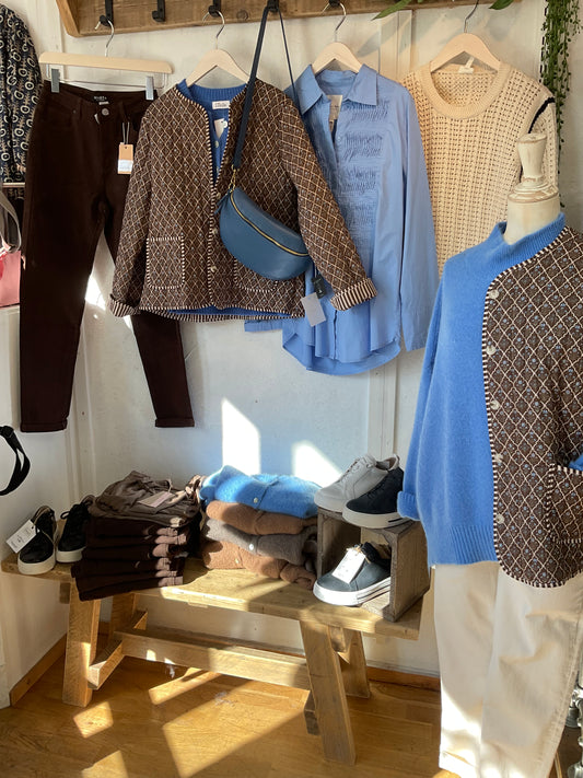 Styling mood board ( quilted jacket £65)