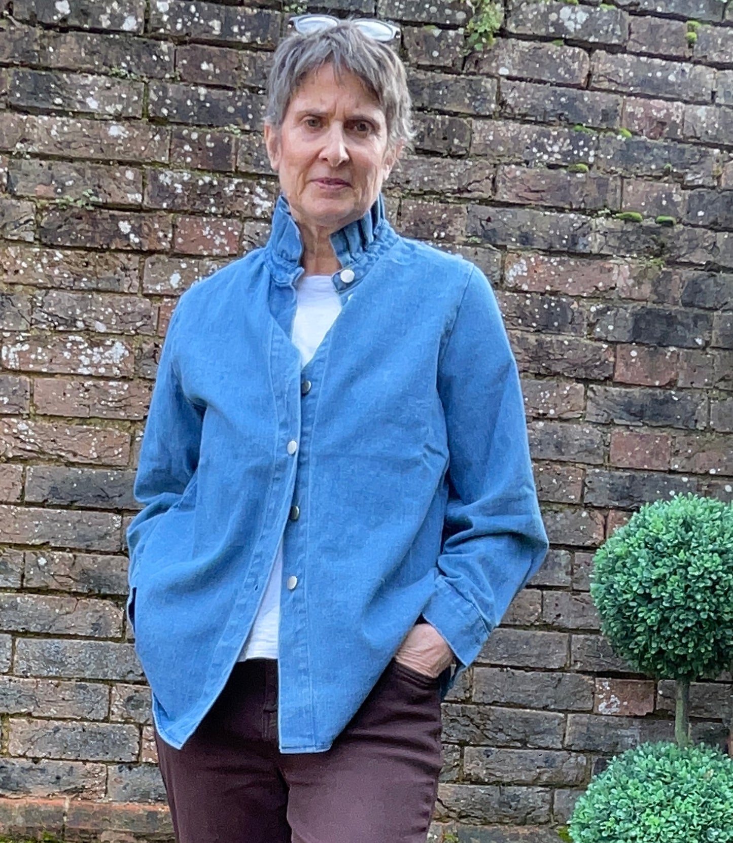Frilly Denim Jacket