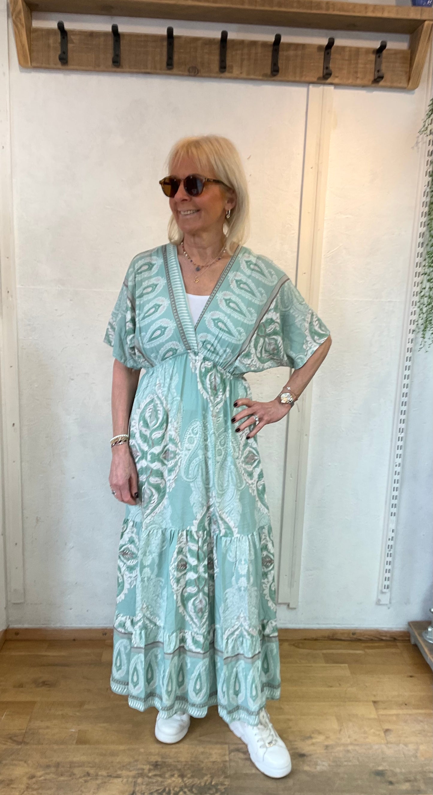 Delilah Paisley Viscose Dress (4 Colours)