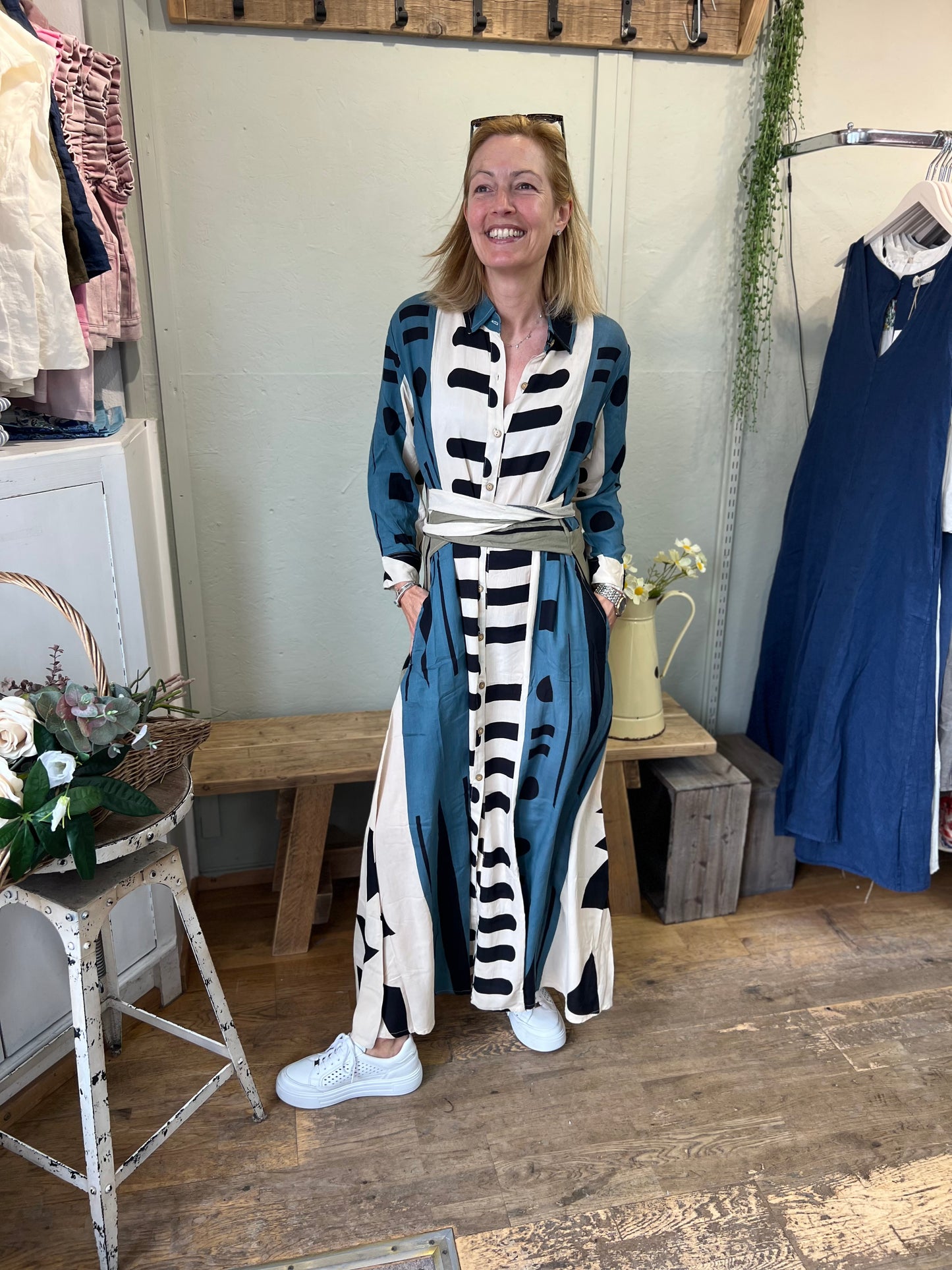 Beth Printed Dress