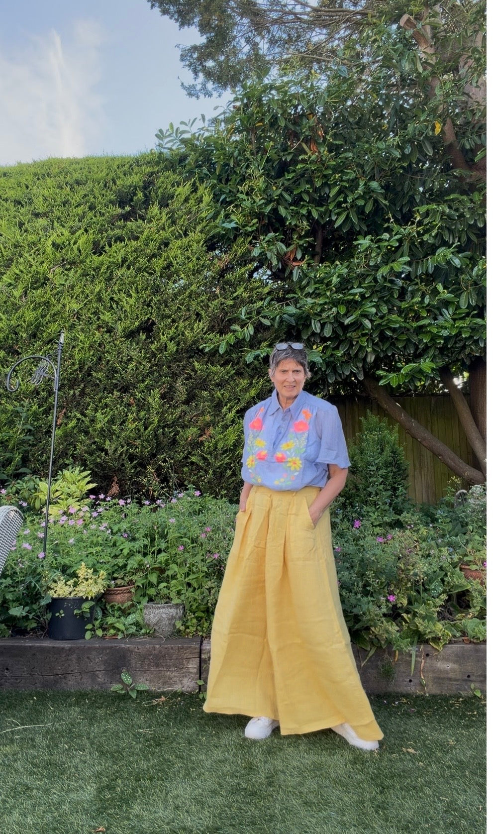Fluro Flower Blouse