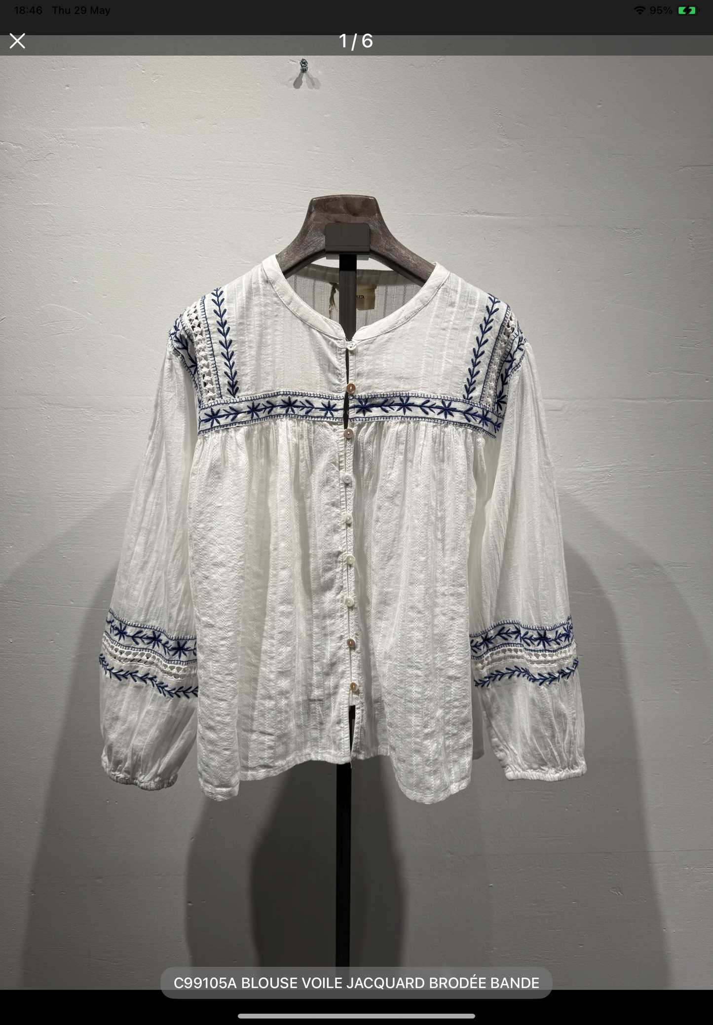 Coming soon boho style blouse