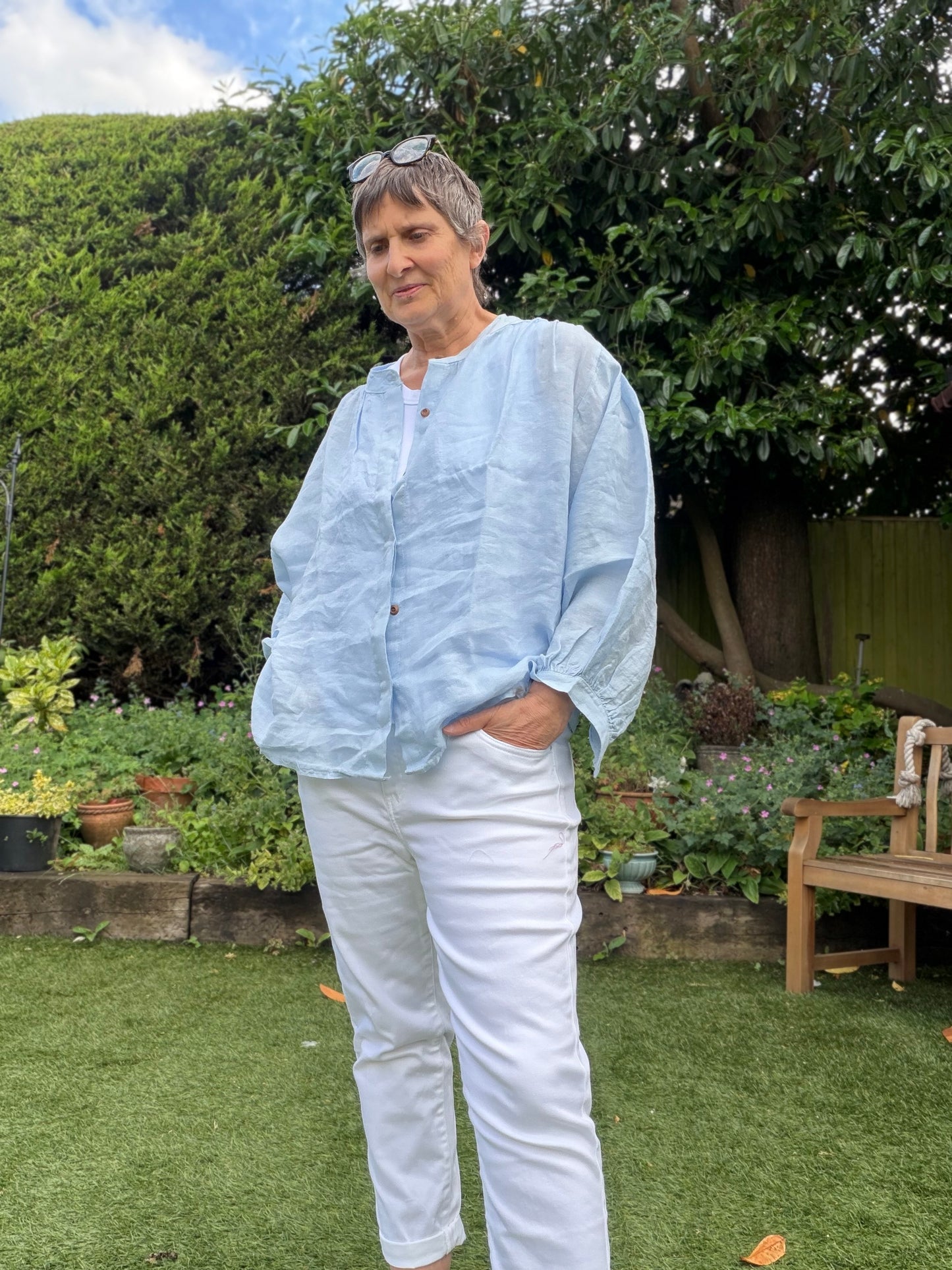 Izzy Linen Blouse