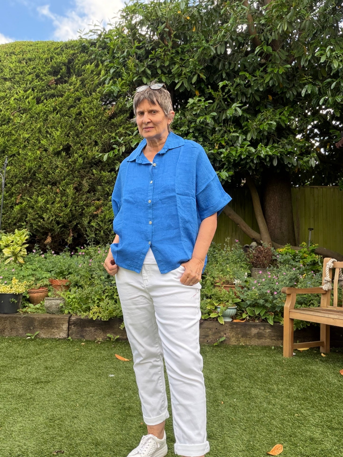 Claire Linen Blouse
