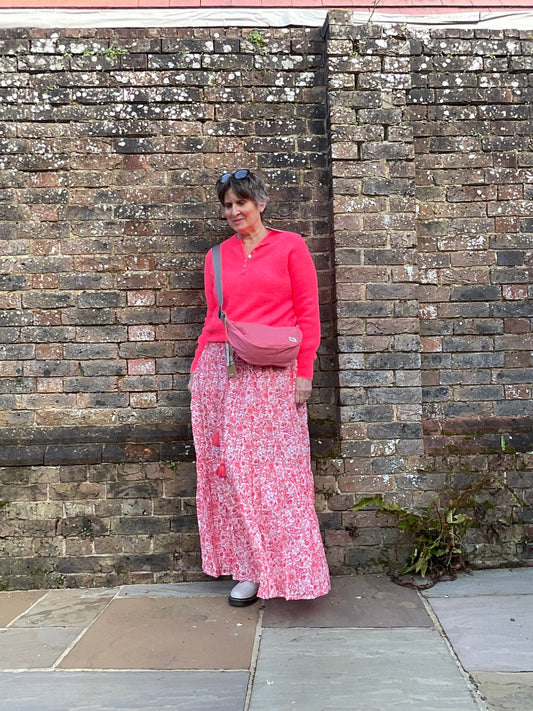 Como  floral skirt