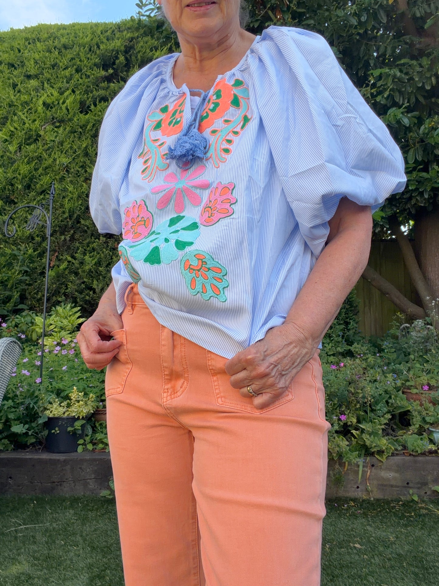 Abbie Striped Blouse