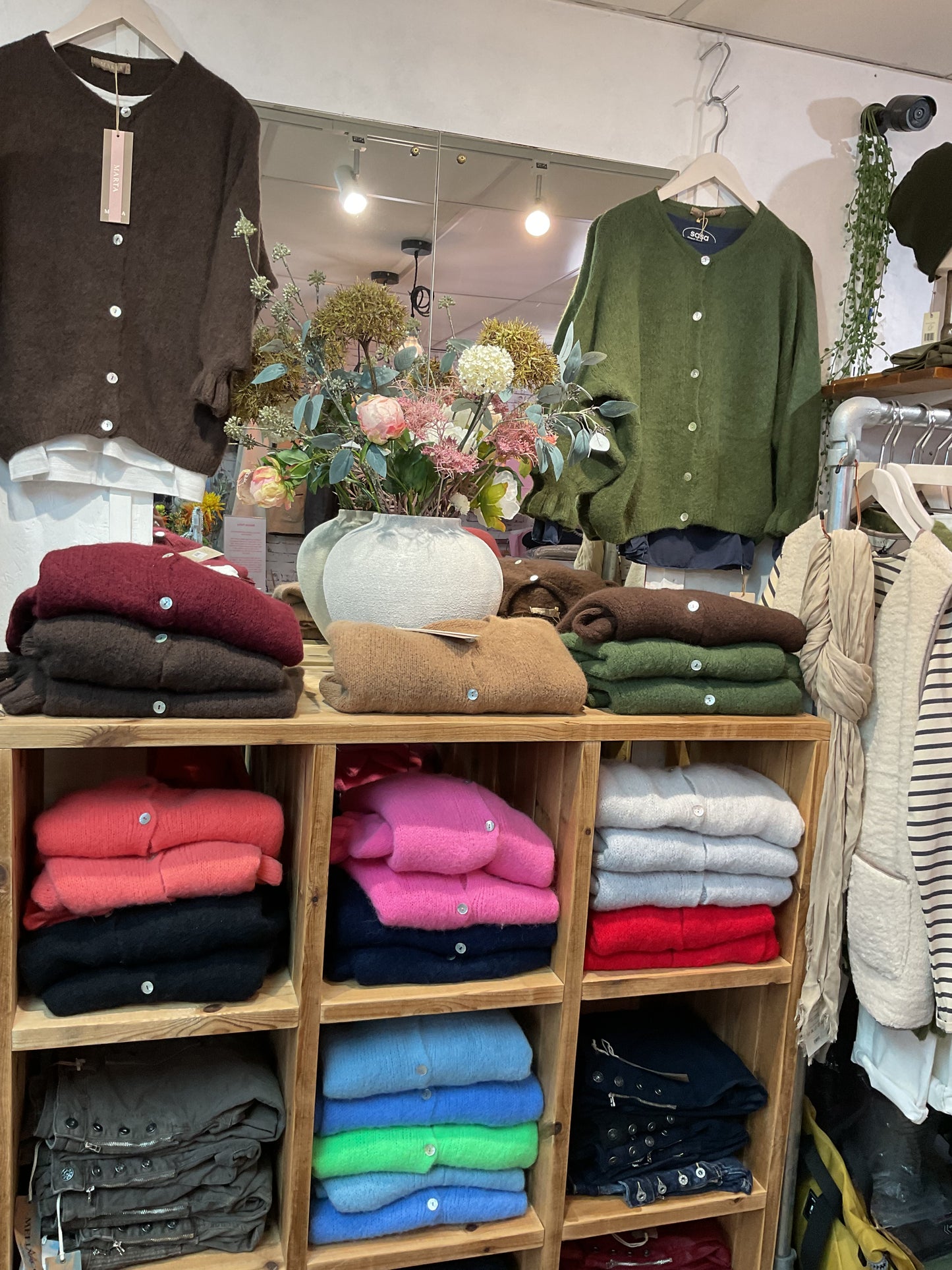 Tillys autumn colour cardigans by Marta