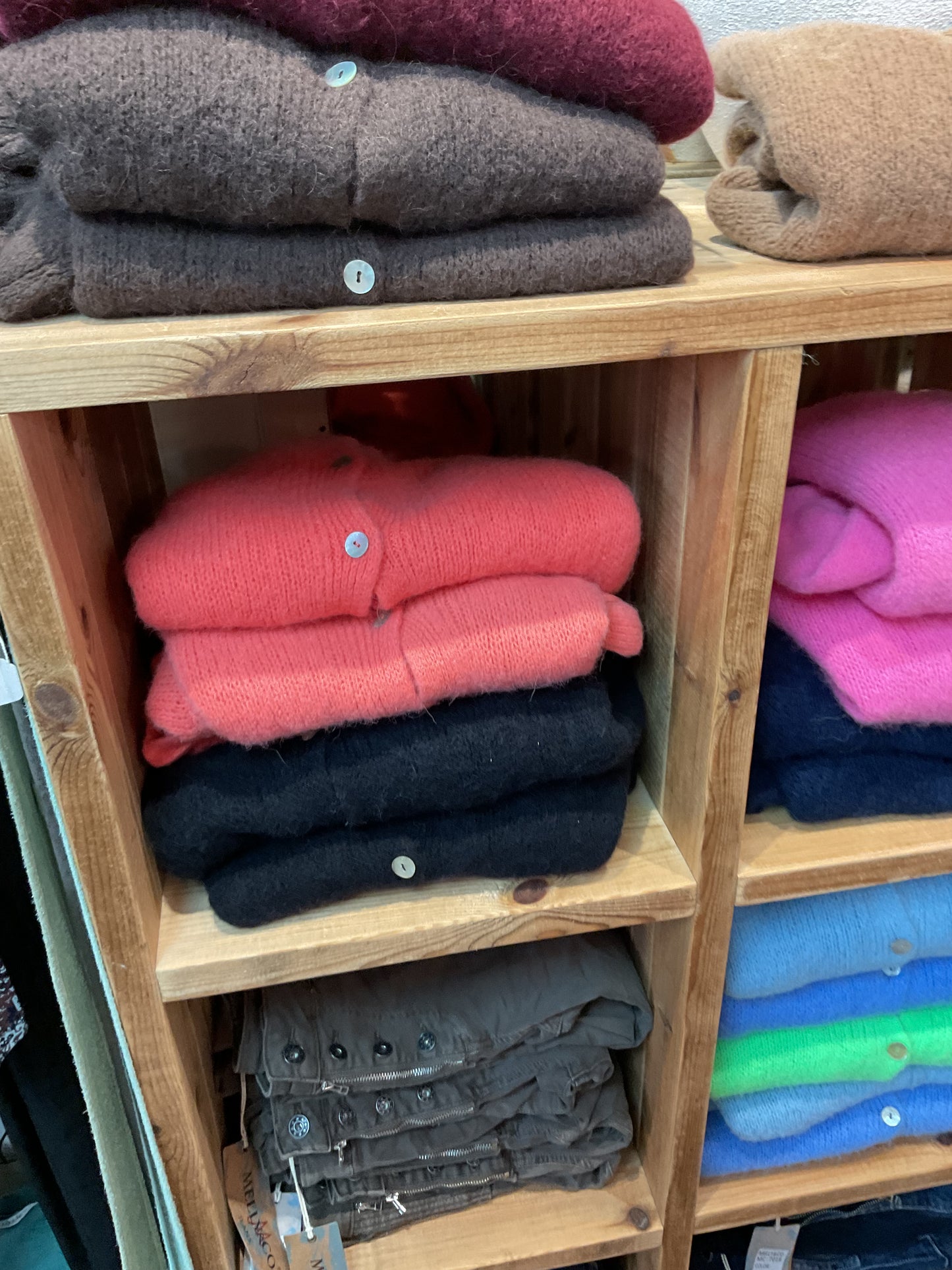 Tillys autumn colour cardigans by Marta