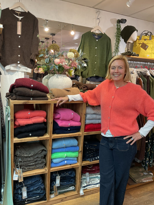 Tillys autumn colour cardigans by Marta