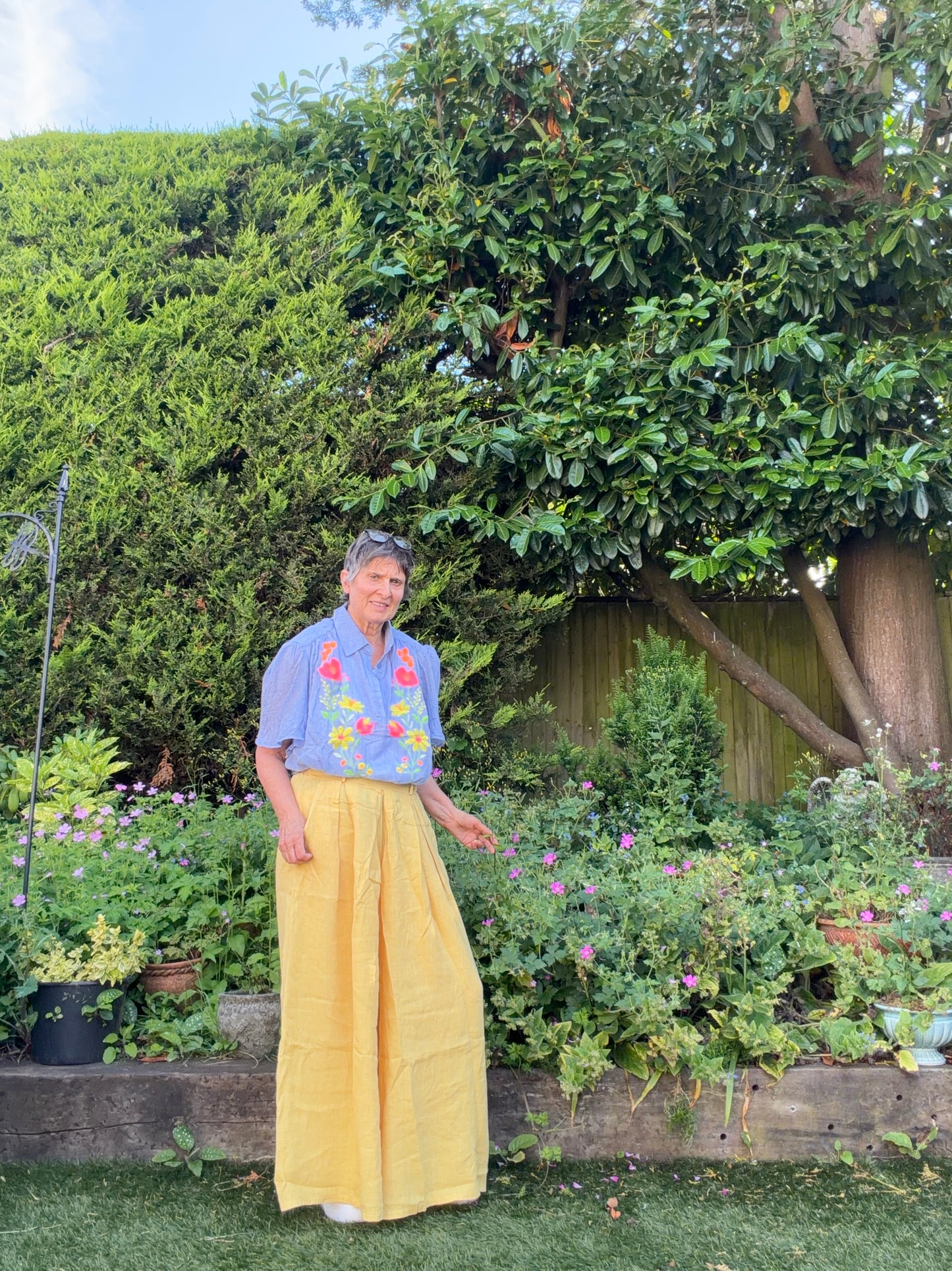 Fluro Flower Blouse