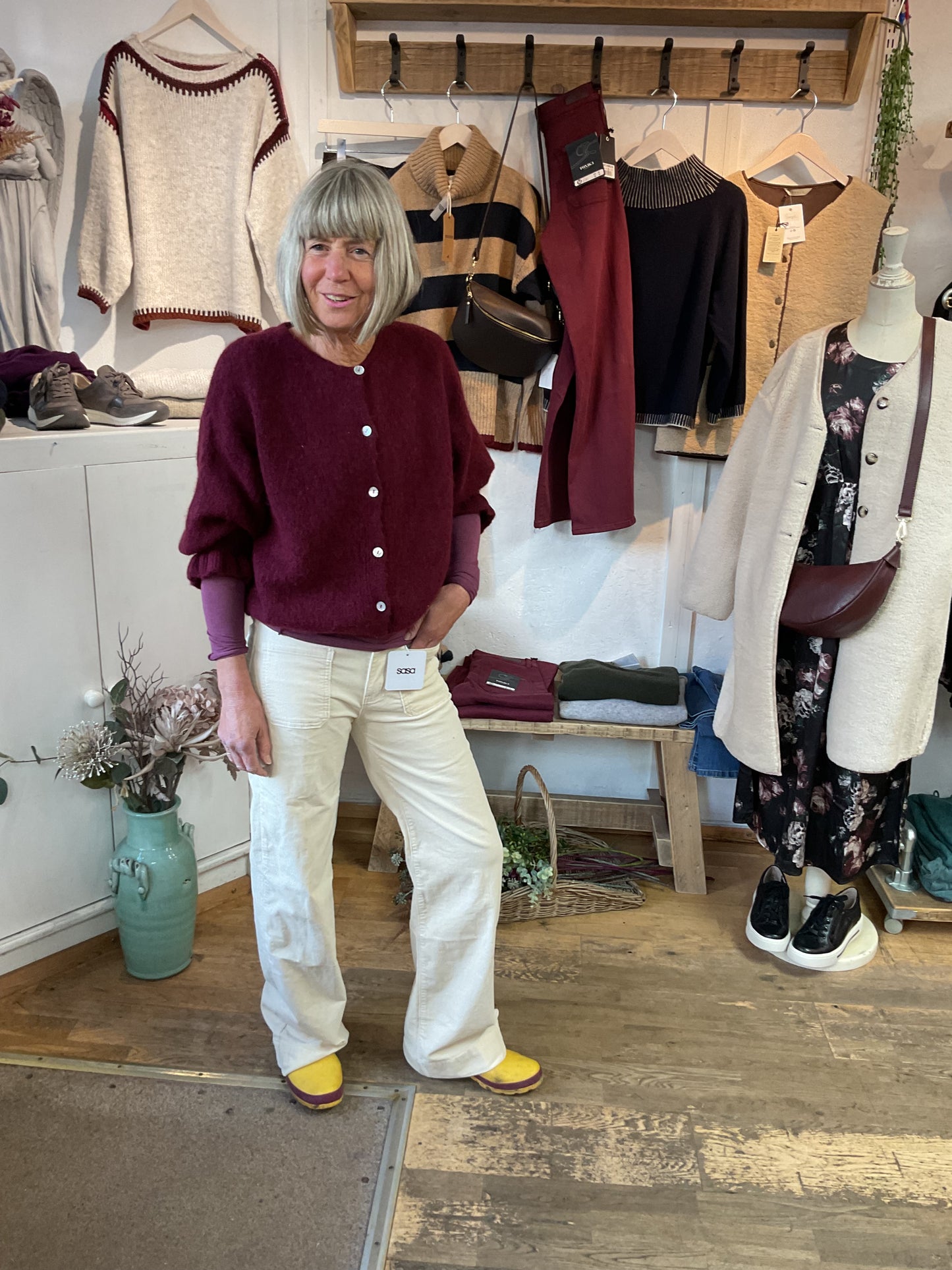 Styling out Tilly cardigan