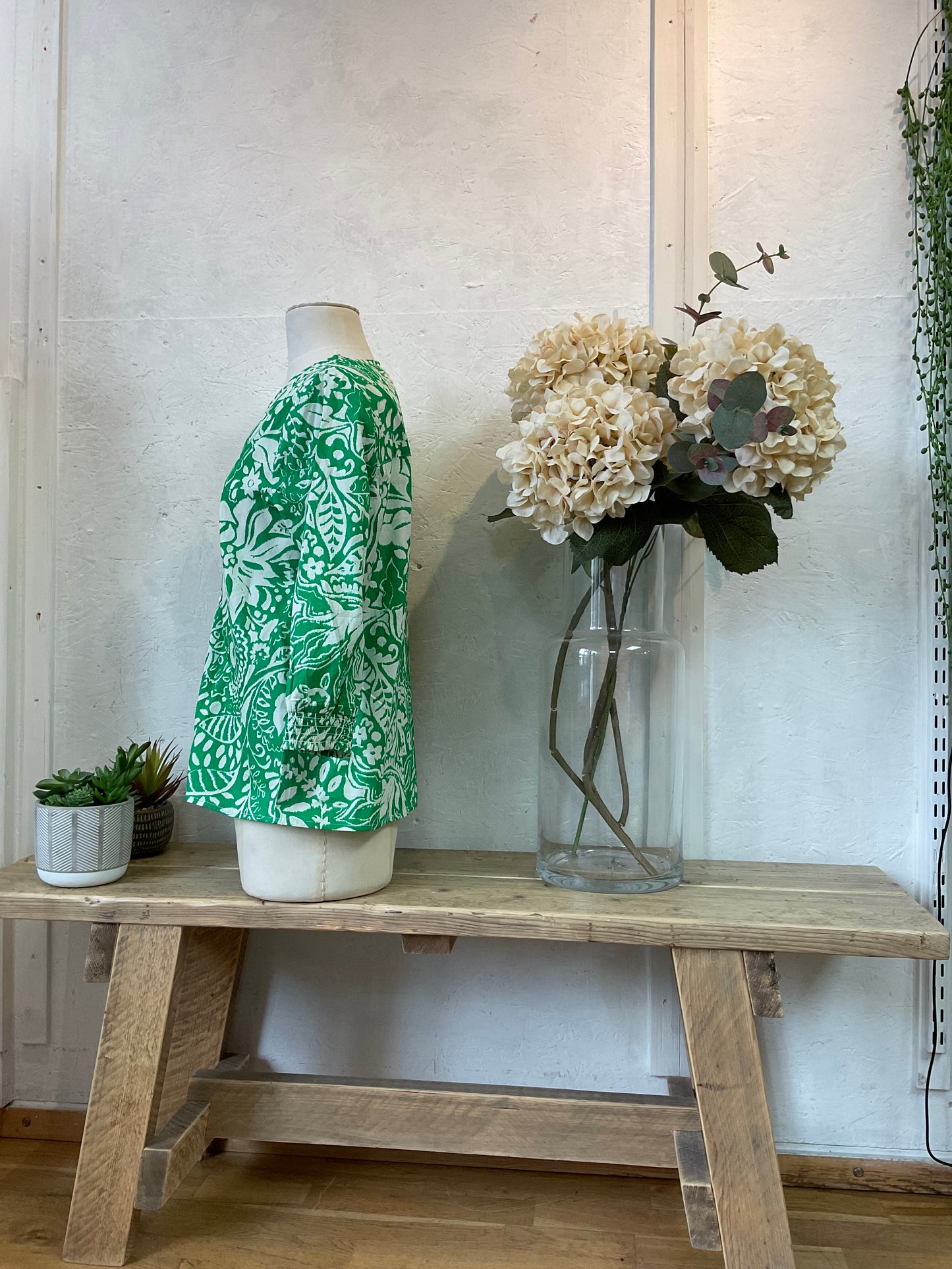 Wild flower floral print blouse