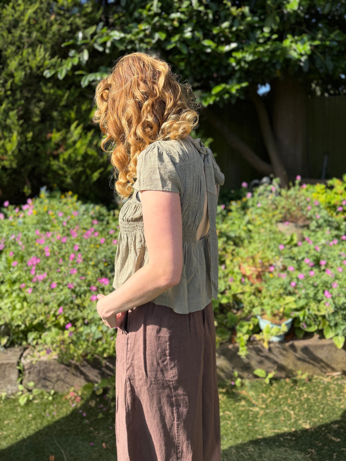 Bettie linen  Top