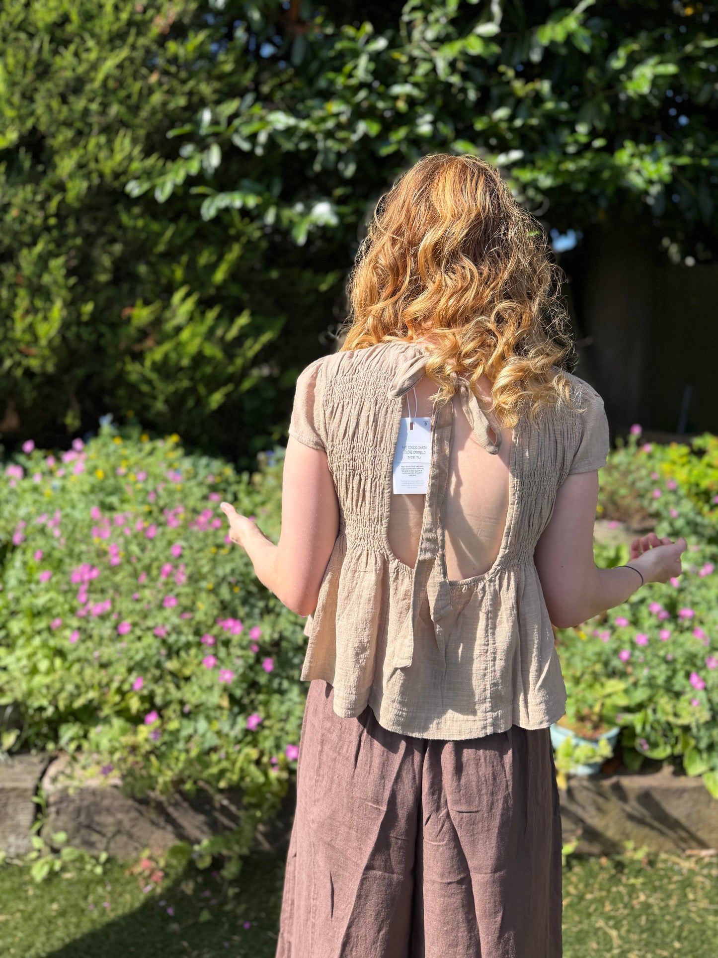 Bettie linen  Top