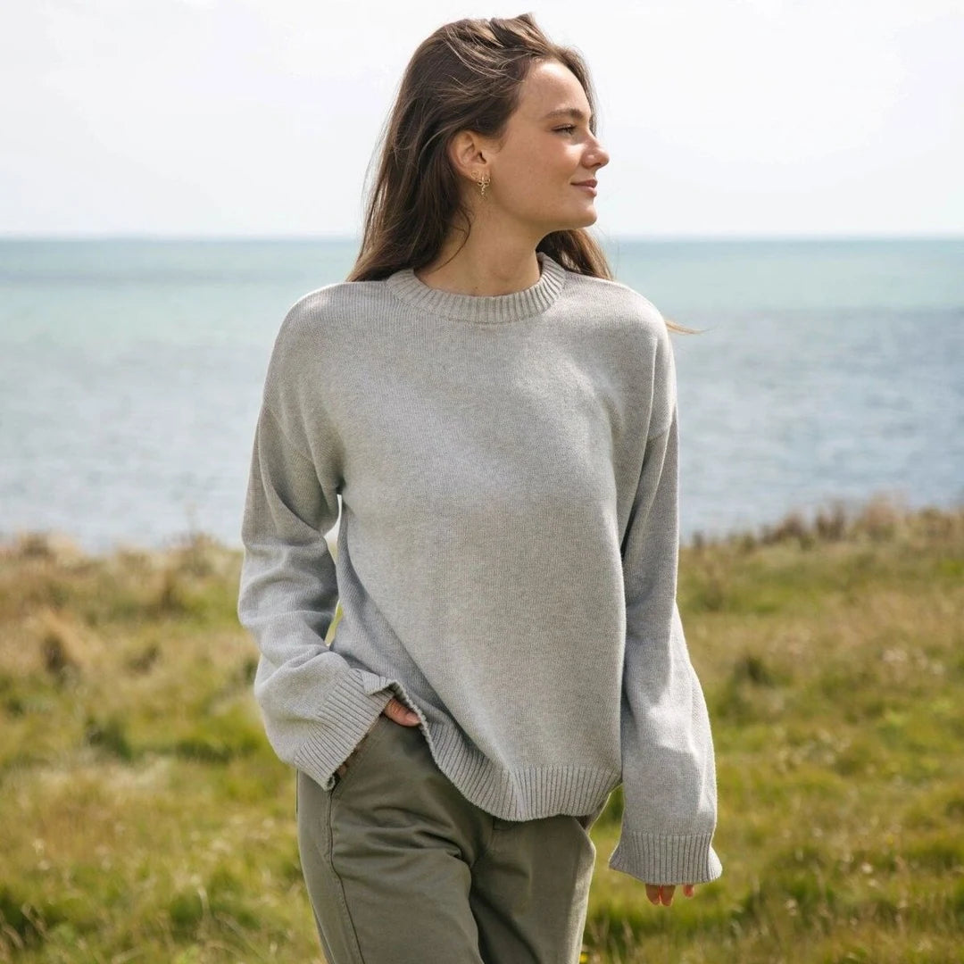 Clara grey cotton jumper