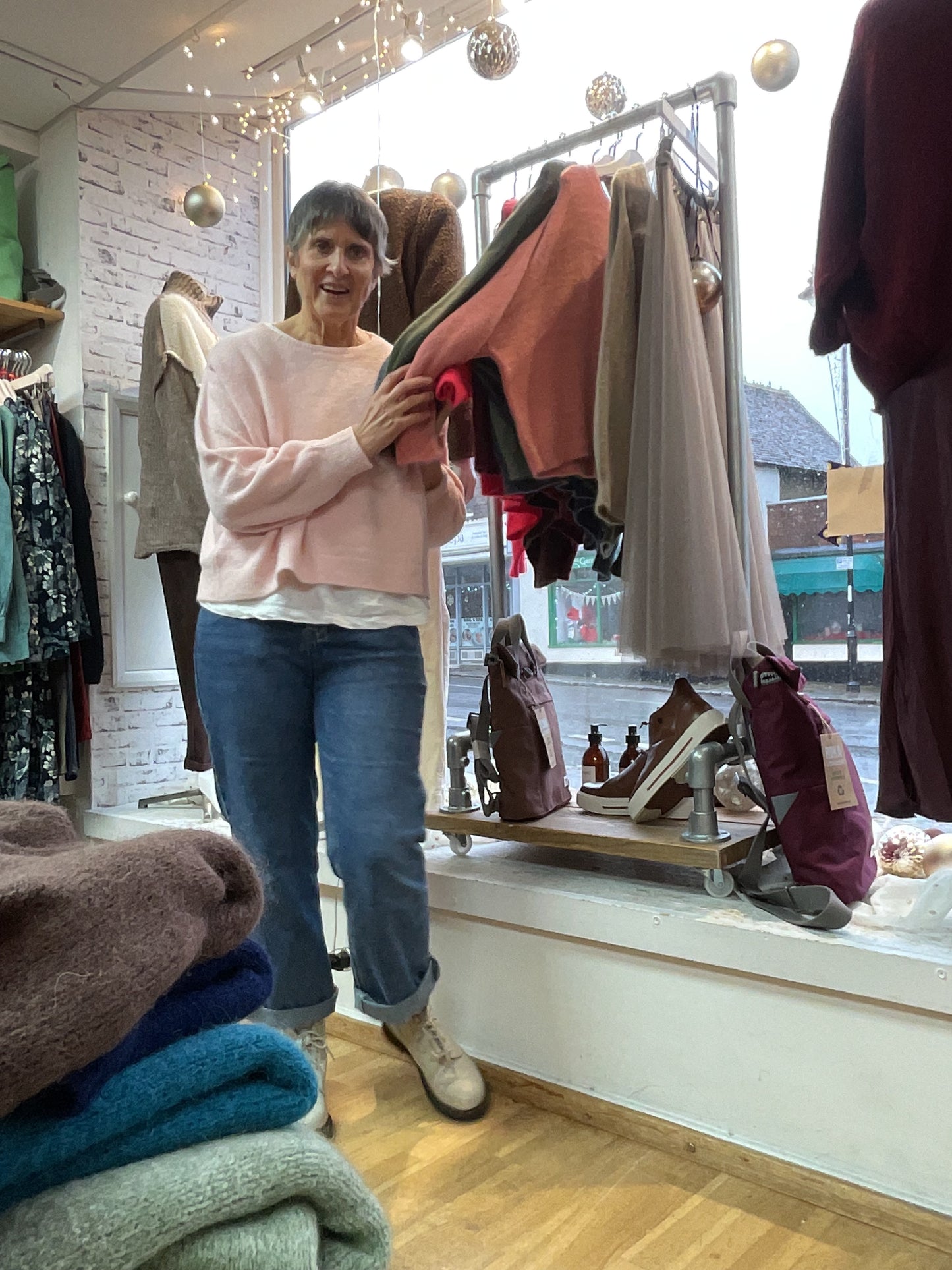 New colours in Alpaca mix boxy jumpers