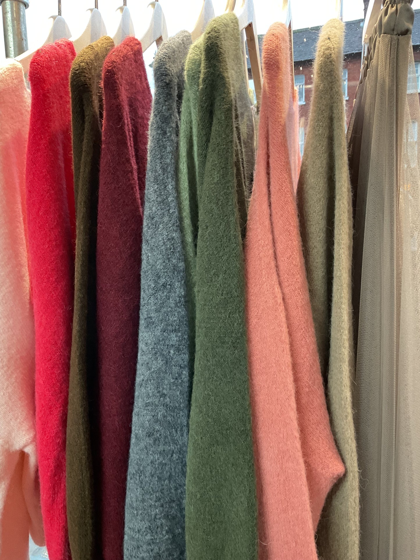 New colours in Alpaca mix boxy jumpers