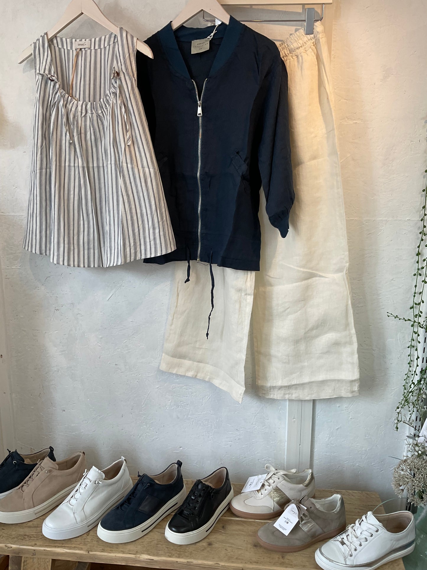 Carly linen bomber jacket