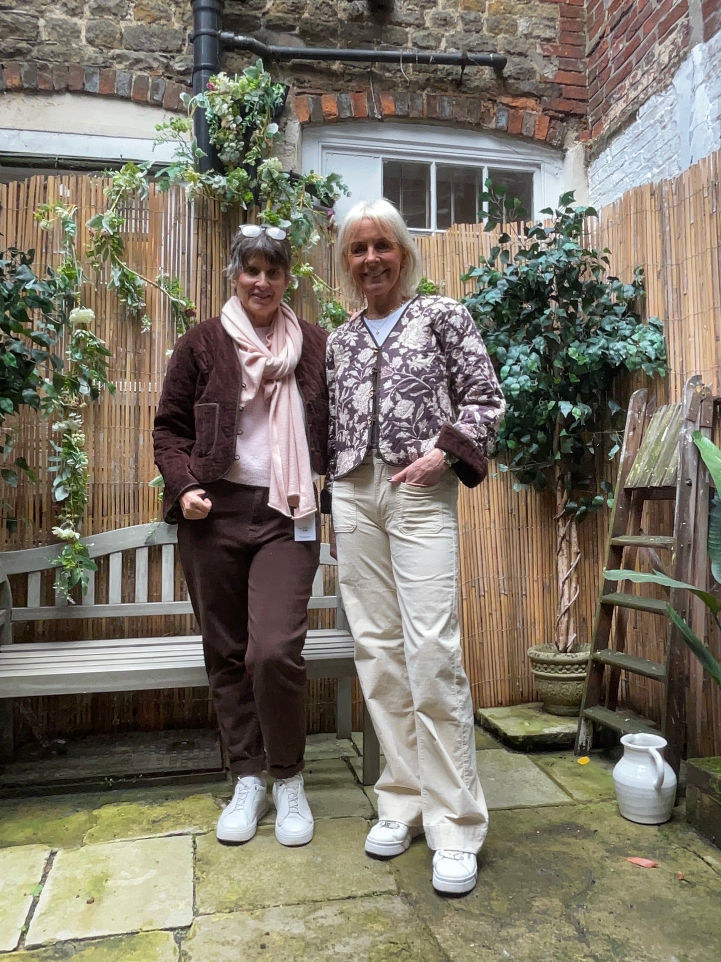 Luella Quilted reversable velvet jacket