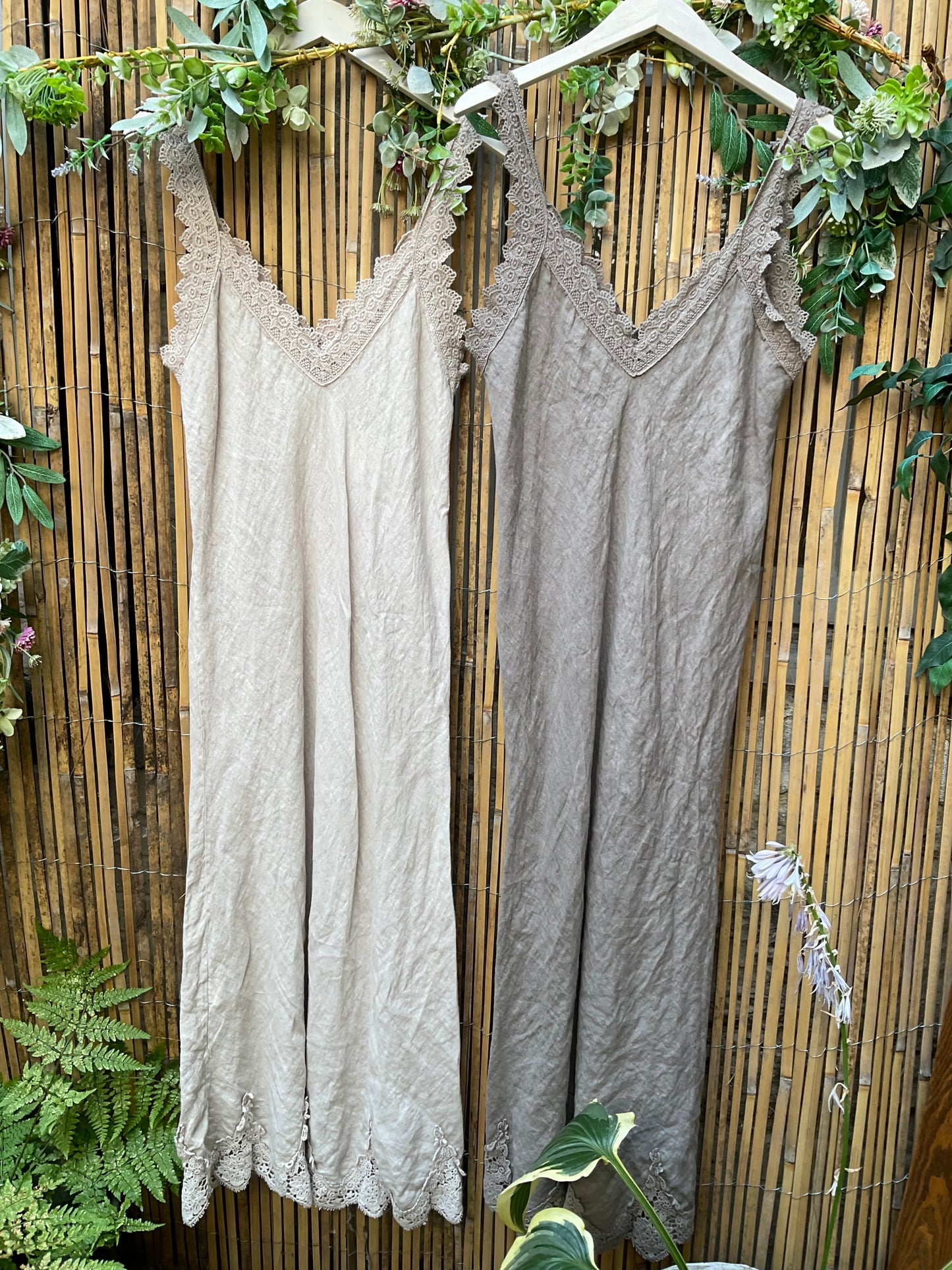 Trinny Linen Dress ( Contact shop for instock colours )