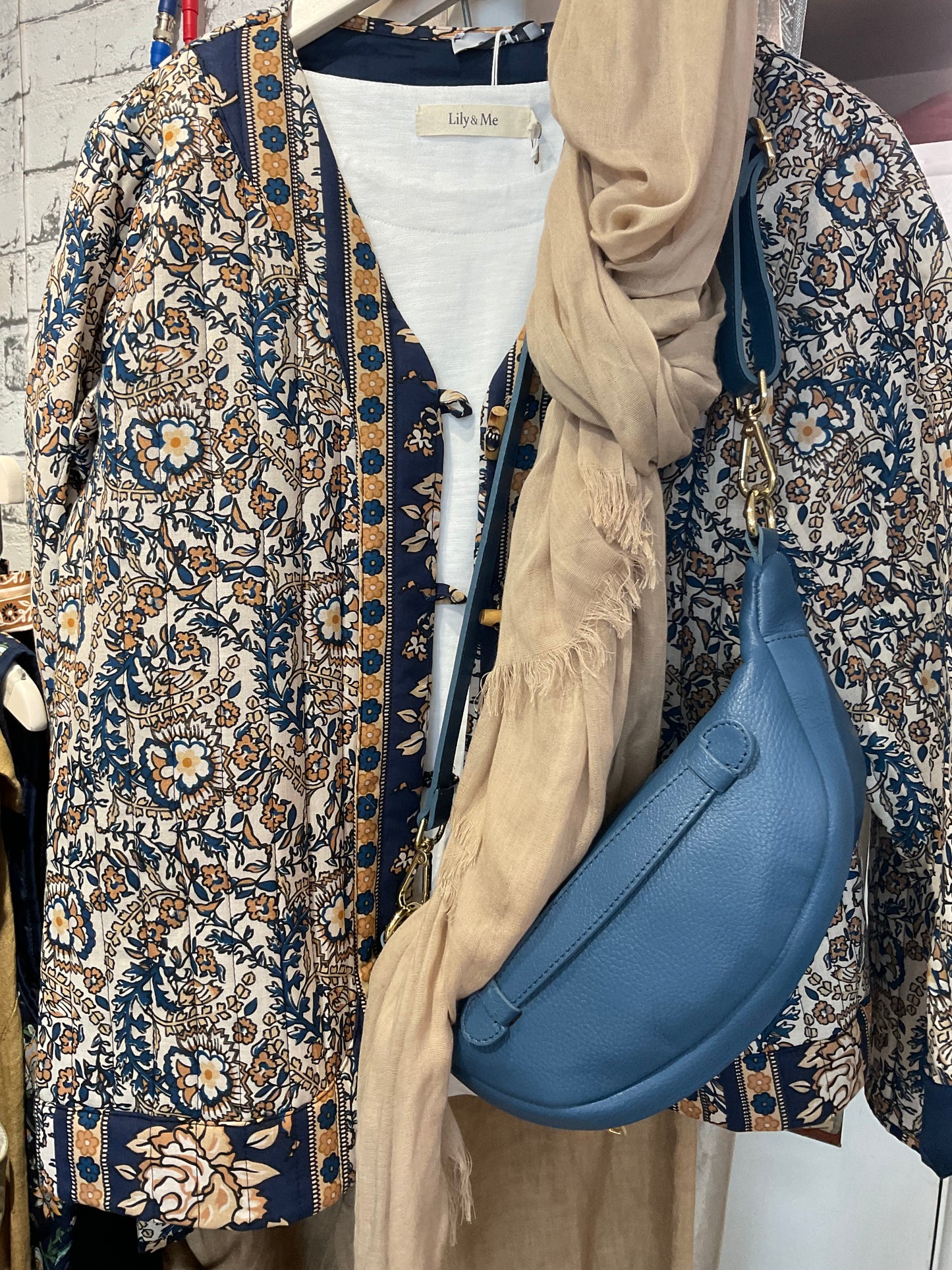 Quilted floral jackets