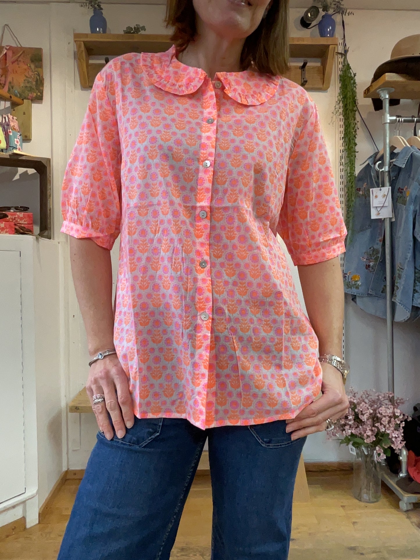 Marseille Collar Blouse