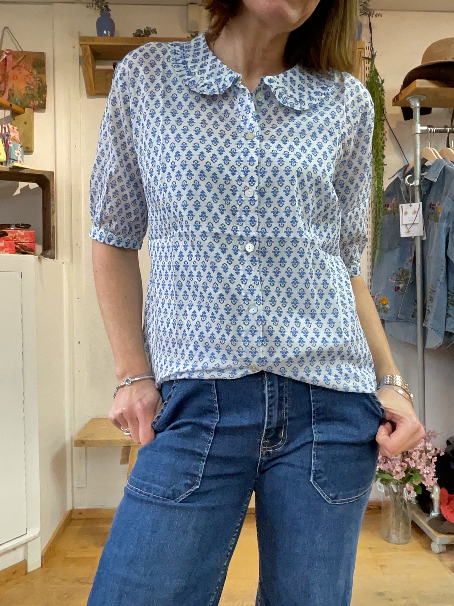 Marseille Collar Blouse