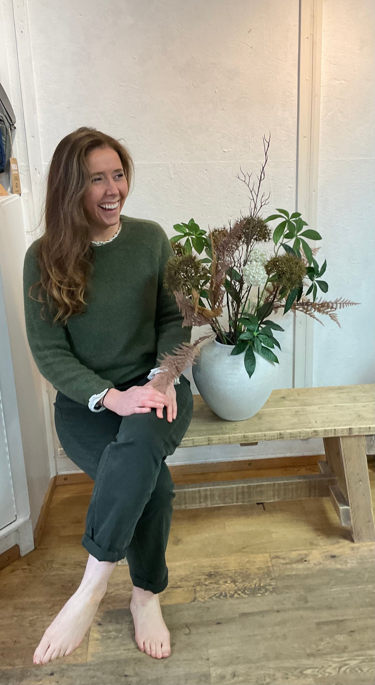 Styling our Carrot jeans and  alpaca jumper