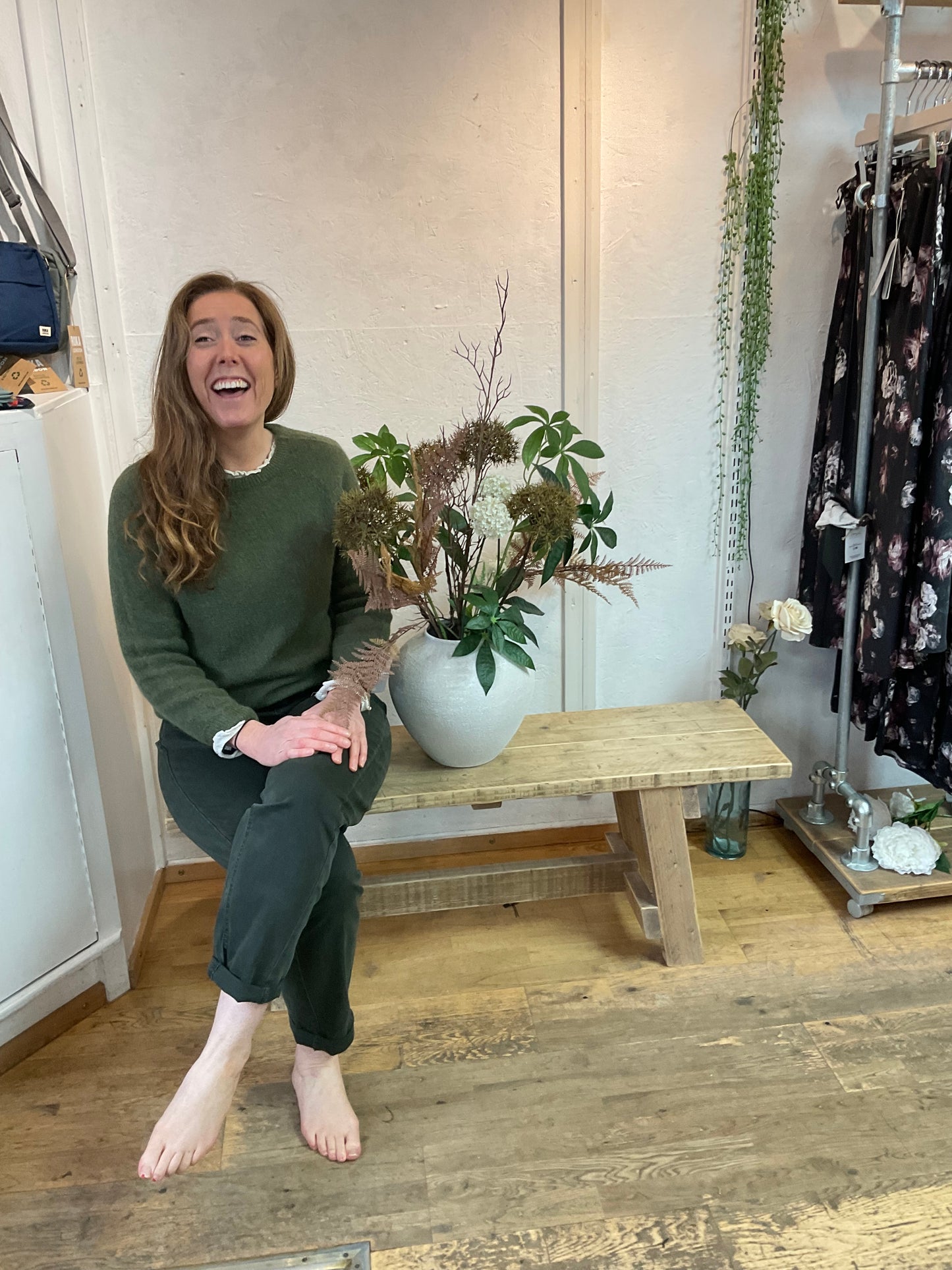 Styling our Carrot jeans and  alpaca jumper