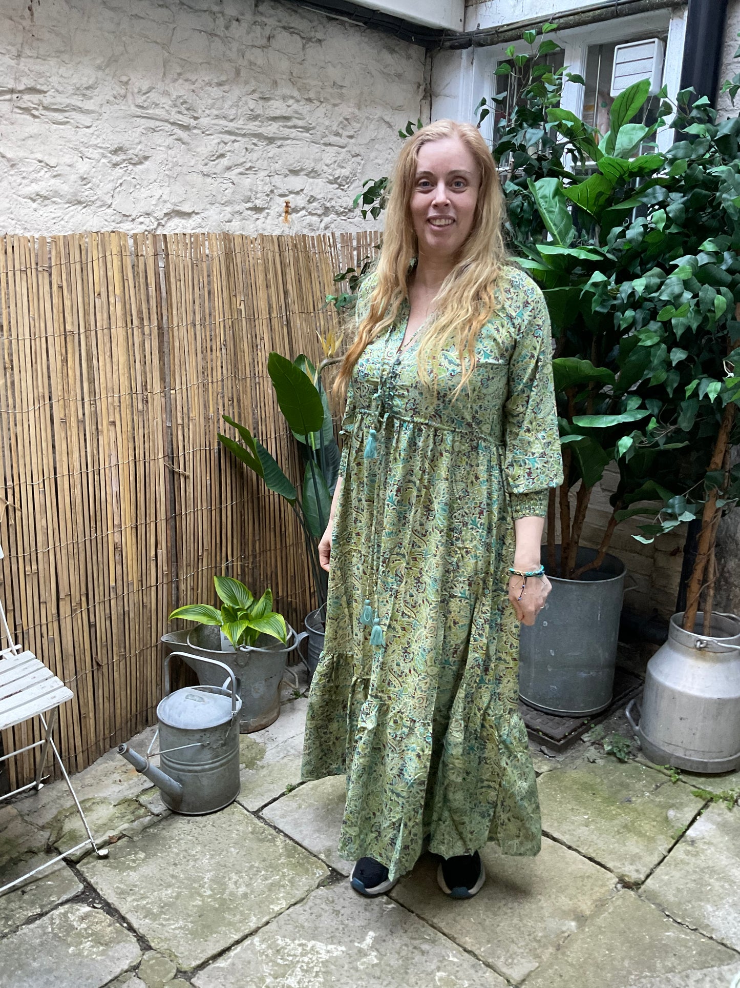 Modal woodland gypsy dress