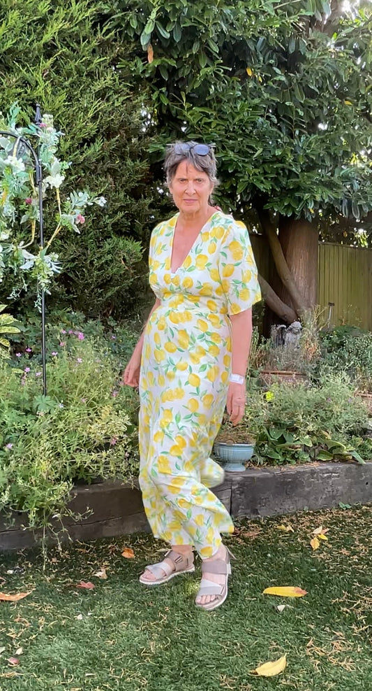 Stunning lemon dress