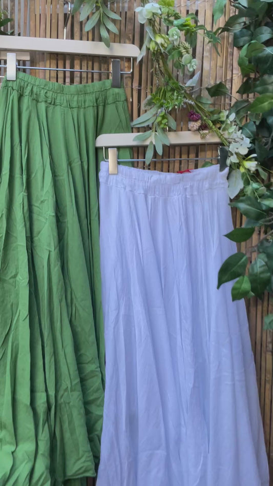 Claire full cotton skirt