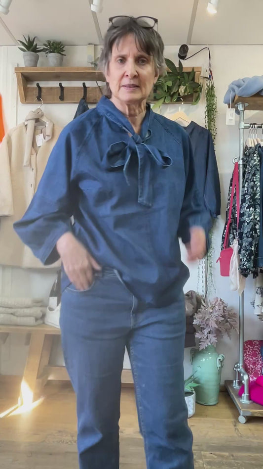Sassi denim blouse