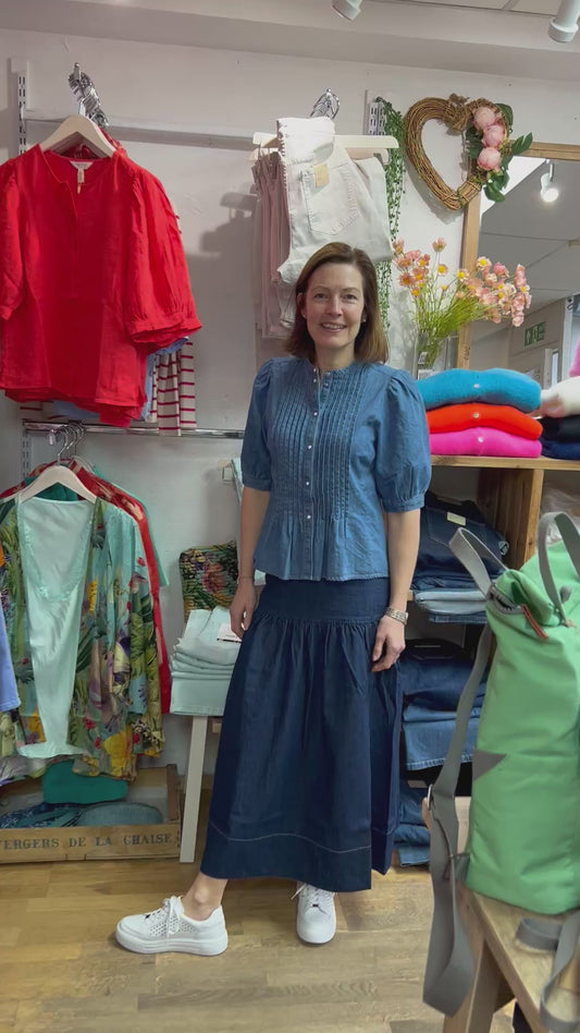 Styling our “part two”denim shirt (exclusive to shop)